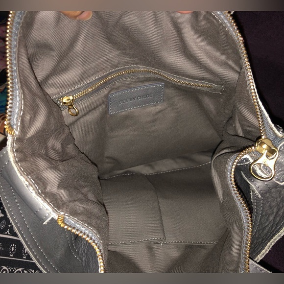 See By Chloe Leather Shoulder Top Handle Bag - Picture 13 of 13